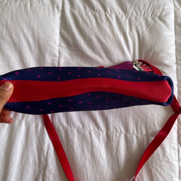 NWT HARVEYS (Holiday Edition) Merry & Bright Bow Purple Streamline Crossbody Bag - Picture 10 of 11